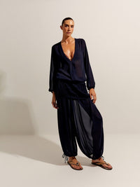 calça alladin azul noturno 4405 lefah