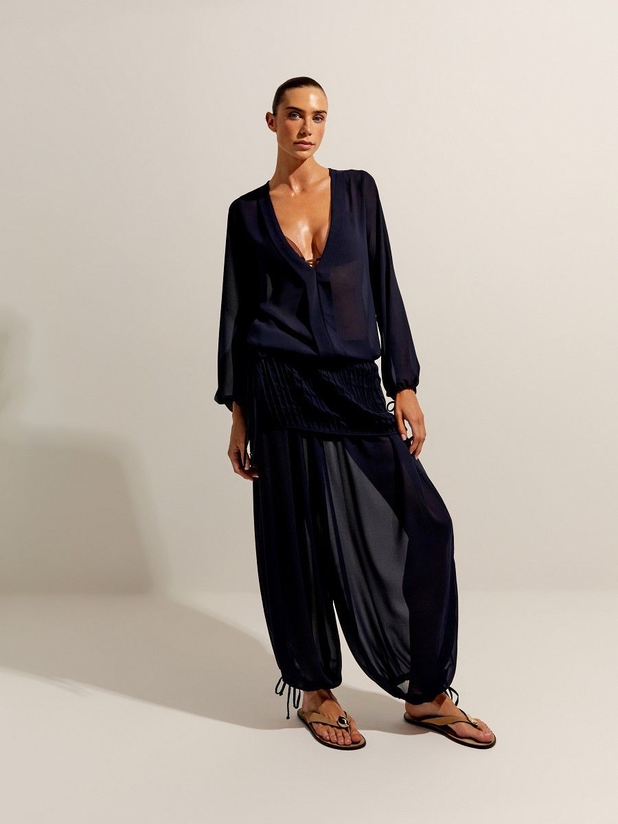 calça alladin azul noturno 4405 lefah