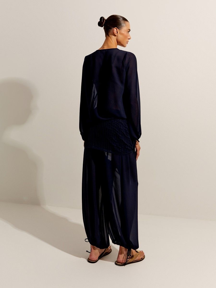 calça alladin azul noturno 4405 lefah