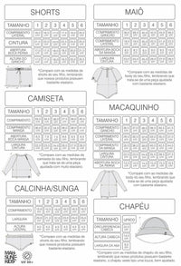 Tabela de medidas