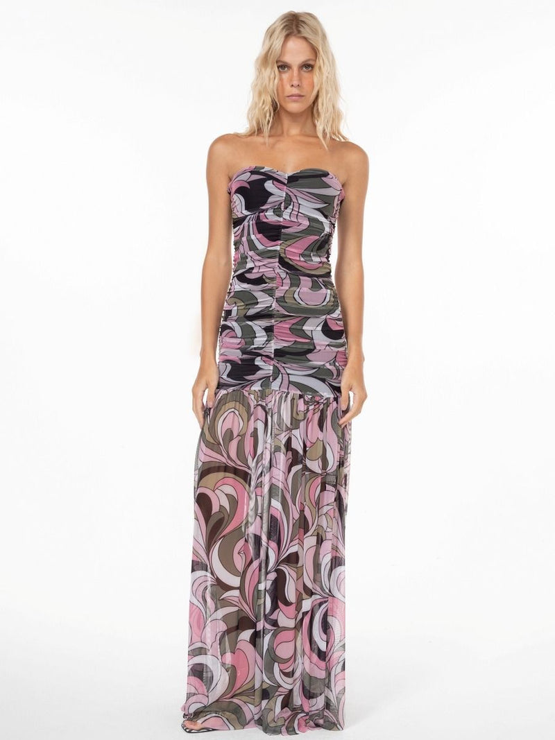 vestido longo jasmine psicodelic VE11 triya