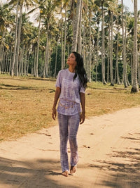 calça tule denise tie dye lilás CL01 triya