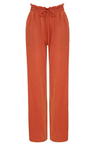 calça pantalona lurex orange SB44 ripple bb