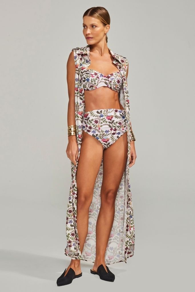 chemise summer india flowers CM03 ysla