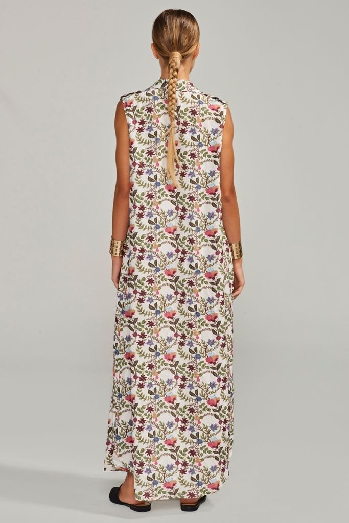 chemise summer india flowers CM03 ysla