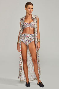 chemise summer india flowers CM03 ysla