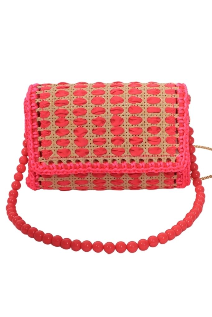 clutch de palha calle pink 338 lis fiaschi