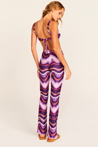 calça boots tie dye purple CL03 triya
