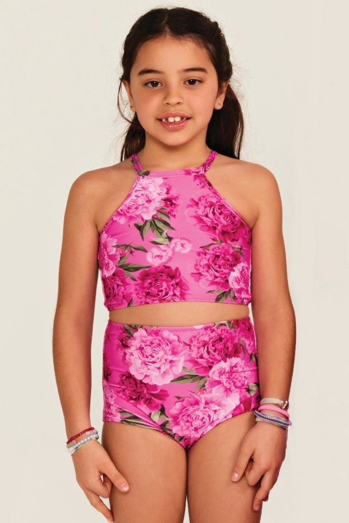 biquíni infantil flores azaleia BB02 triya