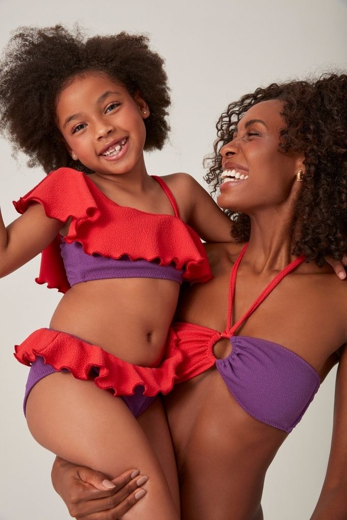 biquíni infantil roxo blocking 0907 hype beachwear