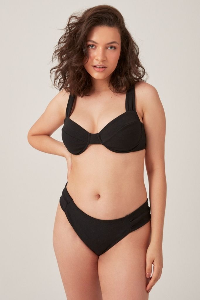 tanga drapeada black curve 0876 hype beachwear