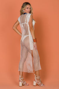 vestido longo em tela cru 0759 de chelles
