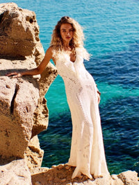 vestido longo martha off white S2622 empress brasil