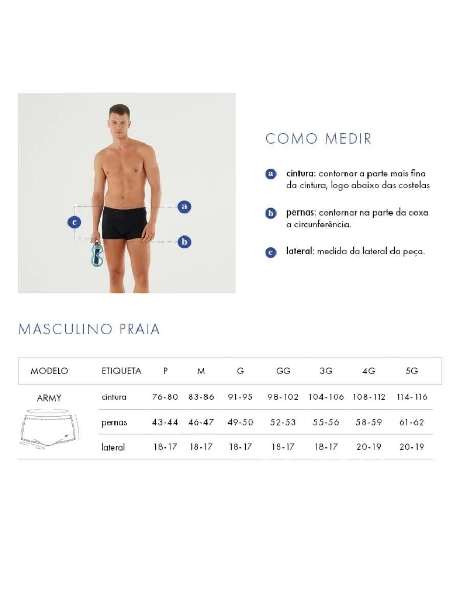 Tabela de medidas