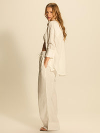 conjunto linho off white kennedy 00721 la sirène
