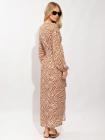quimono longo bruna chic zebra R05 nidas