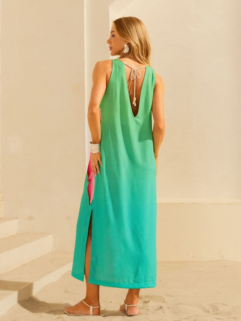 vestido longo oásis secreto 1644 de chelles