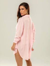 camisa rose 9126 brazil del mar
