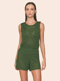 blusa tricot verde rosetta 8205410 lua luá