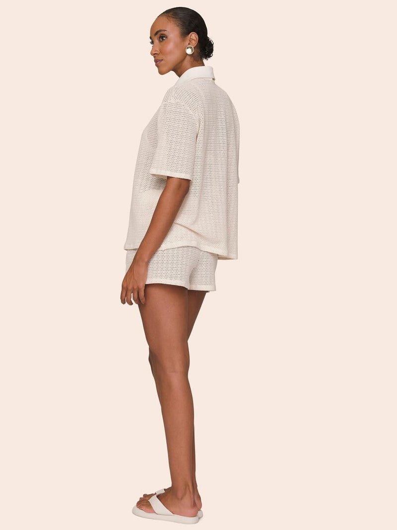 shorts tricot off white classic 8375404 lua luá