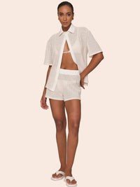 shorts tricot off white classic 8375404 lua luá