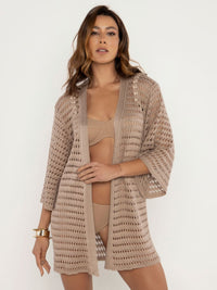 kimono tricot areia 9164 brazil del mar