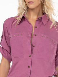 camisa laura lilas CM03 triya