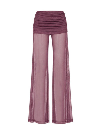calça tule fernanda lilas CL16 triya