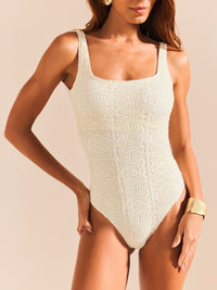 maiô quadrado renda off white 1929 de chelles