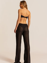 calça flare floc preto 4401 lefah