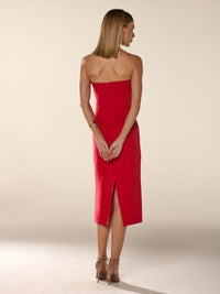 vestido midi vermelho ludwig 1267057 inti
