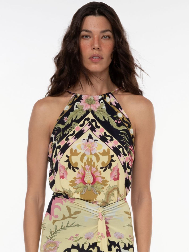 blusa party floral carpet BL14 triya