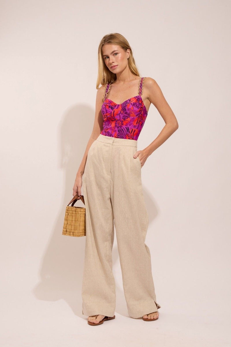 calça marina linho areia R03 nidas