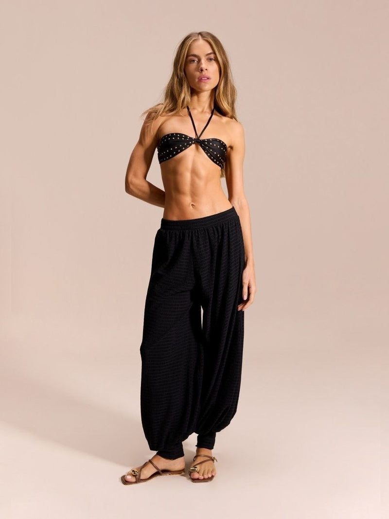 calça aladim preta noronha 1981 mos beachwear