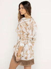 conjunto estampado folhagem 9163C brazil del mar
