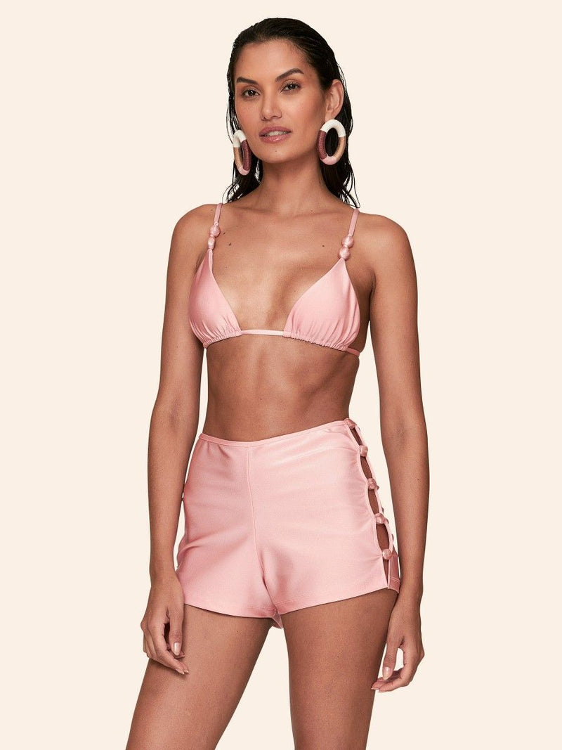 shorts vazado rose 8305404 lua luá