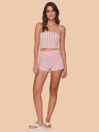top e shorts xadrez isis 8145428 lua luá