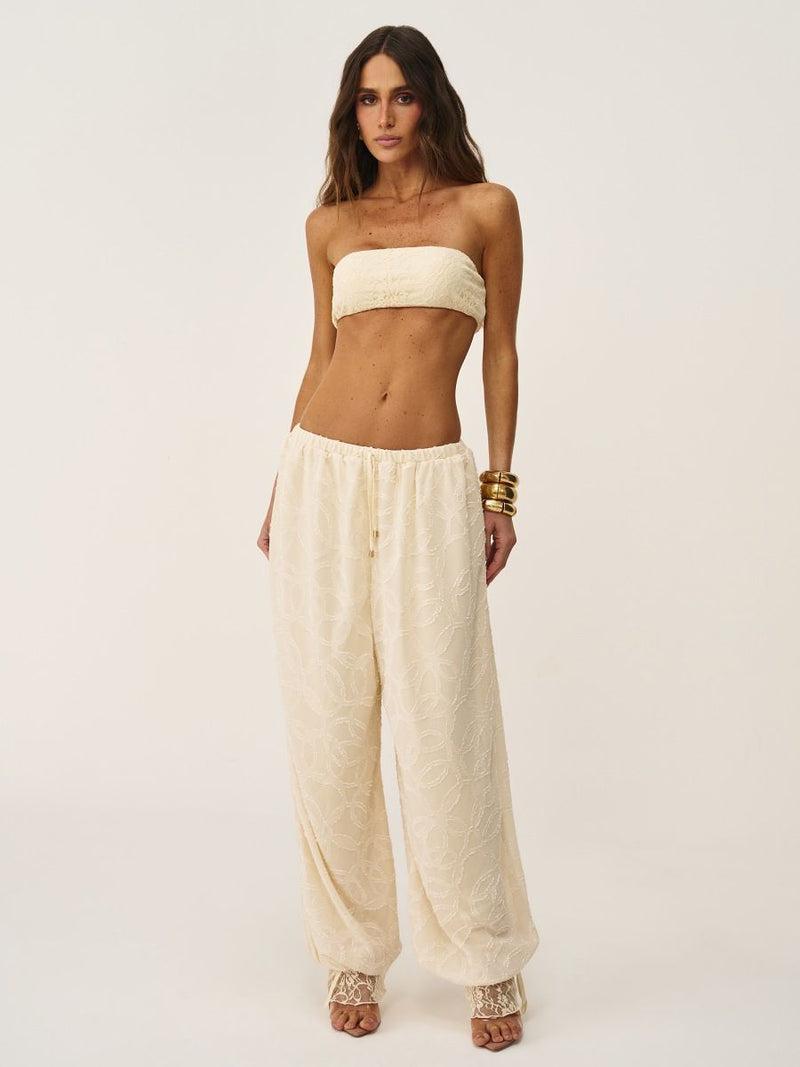 calça alladin armaia bege 0153 oásis resortwear