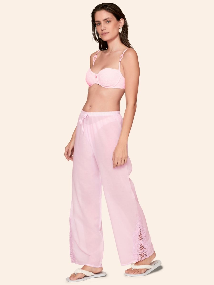 chemise e calça rosa muse 8145408 lua luá