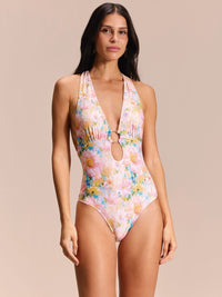 maiô decotado floral celeste 1869 mos beachwear