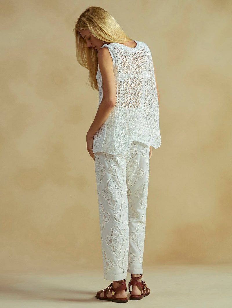 calça reta off white 20236 cia marítima