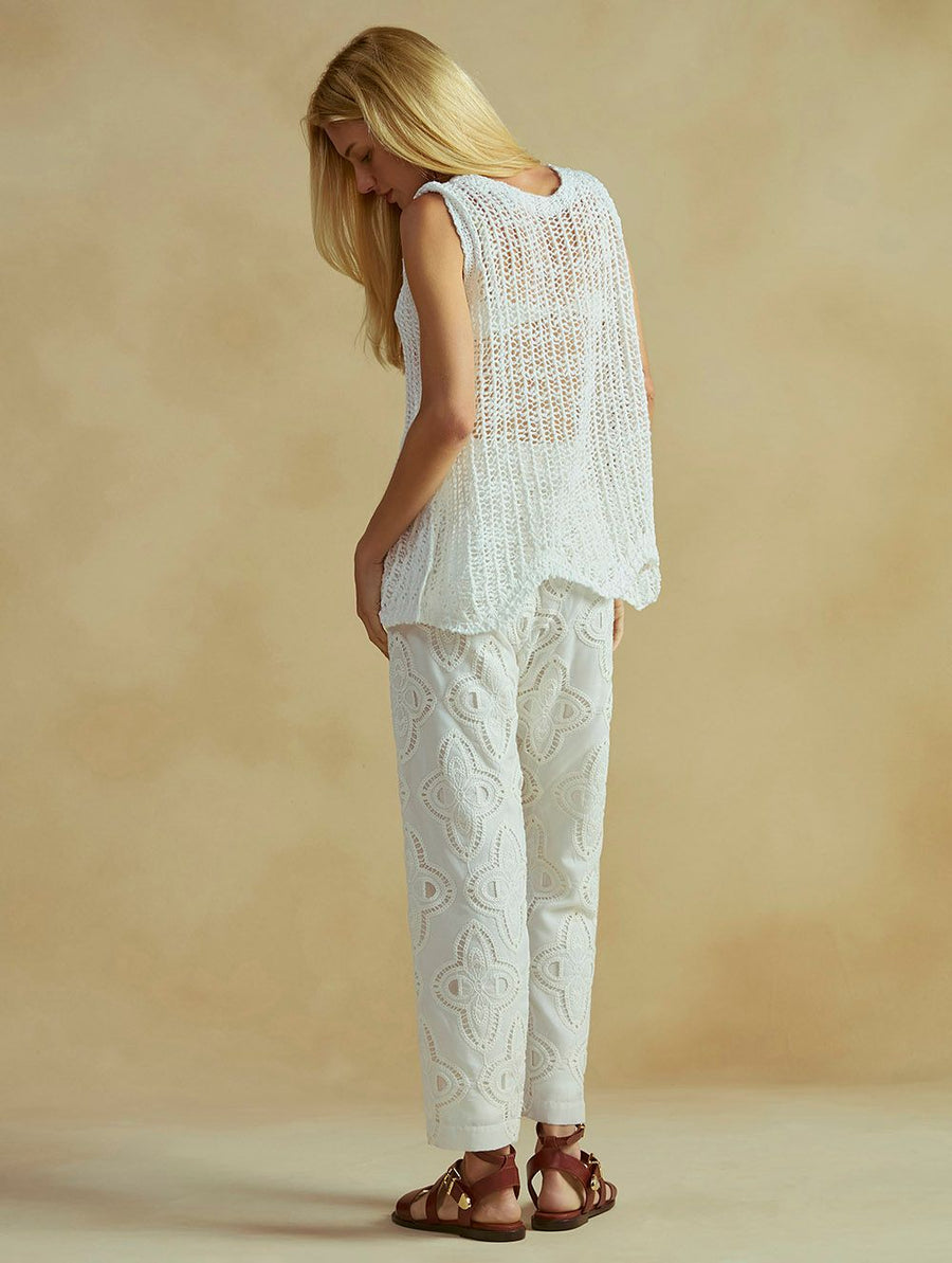 calça reta off white 20236 cia marítima