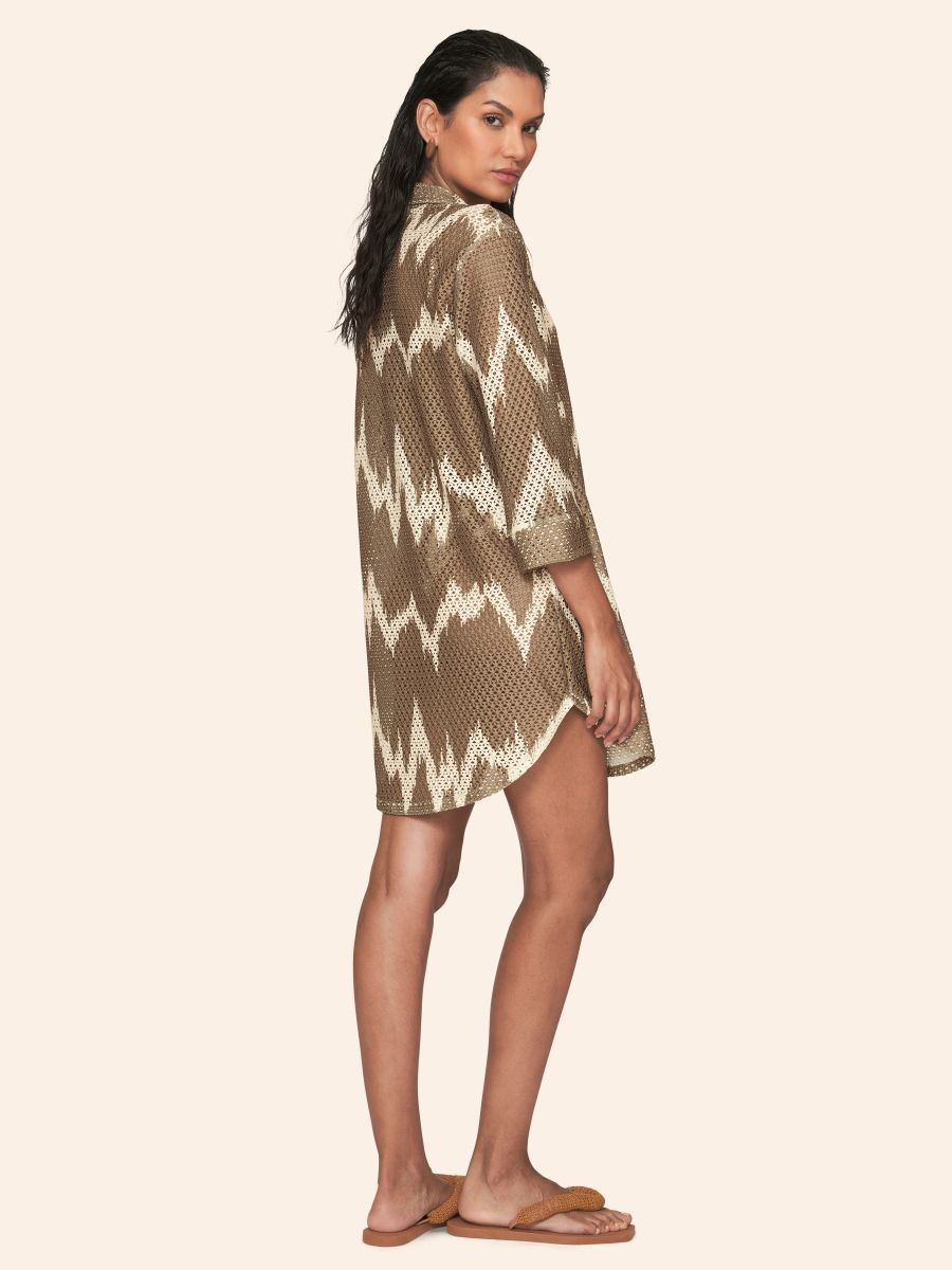 chemise estampada taípe 8125408 lua luá