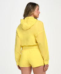 shorts 2 em 1 amarelo 2511001 alto giro