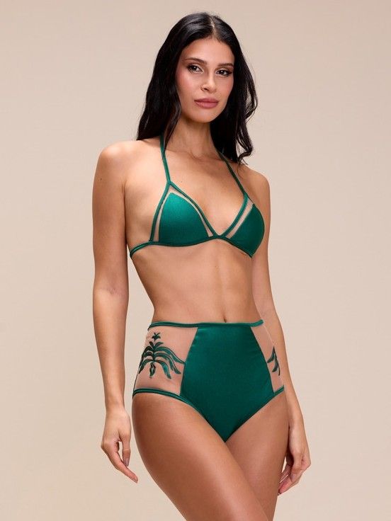 hot pants verde alissa 1906 mos beachwear