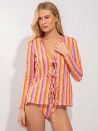 biquíni e camisa tricot sky rainbow B05 nidas