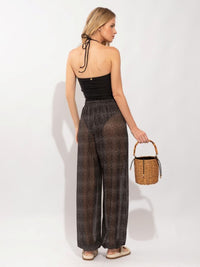 calça alladin jasmin black poá R02 nidas
