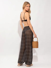 calça alladin jasmin black poá R02 nidas