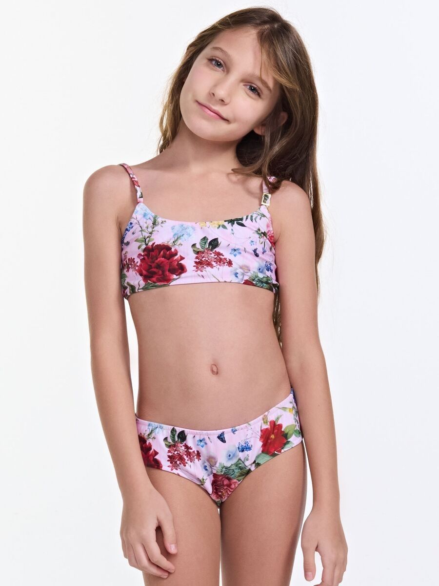 biquíni infantil ravenna flores BB02 triya