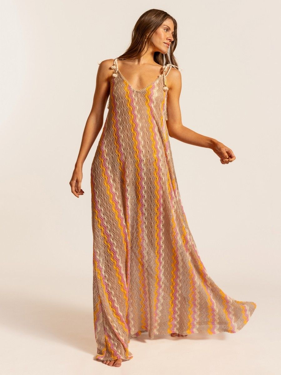 vestido longo tricot sunset 7701 lefah